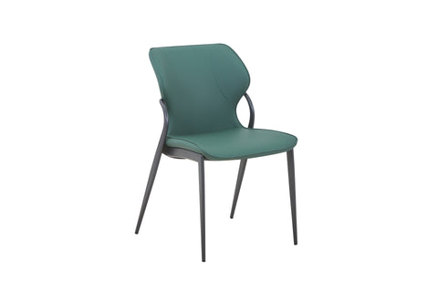 Velara Chair – Premium PU Leather with Solid One-Piece Metal Frame