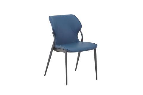Velara Chair – Premium PU Leather with Solid One-Piece Metal Frame