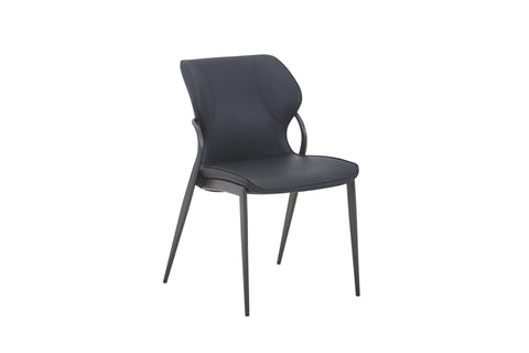 Velara Chair – Premium PU Leather with Solid One-Piece Metal Frame