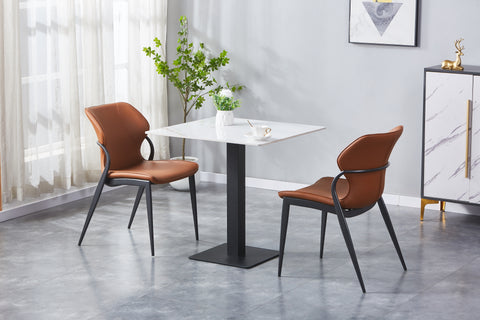 Sintered Stone Table Top – 25mm Thick, Shiny Finish, Seamless Design- Carrera White