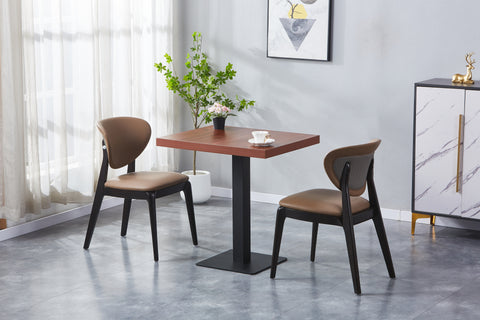 HPL Laminated Restaurant Table Top – Red Cypress Finish