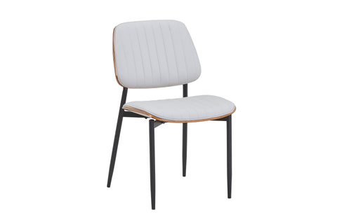 Orhan Upholstered Chair - PU Leather Chair w/ Black Legs